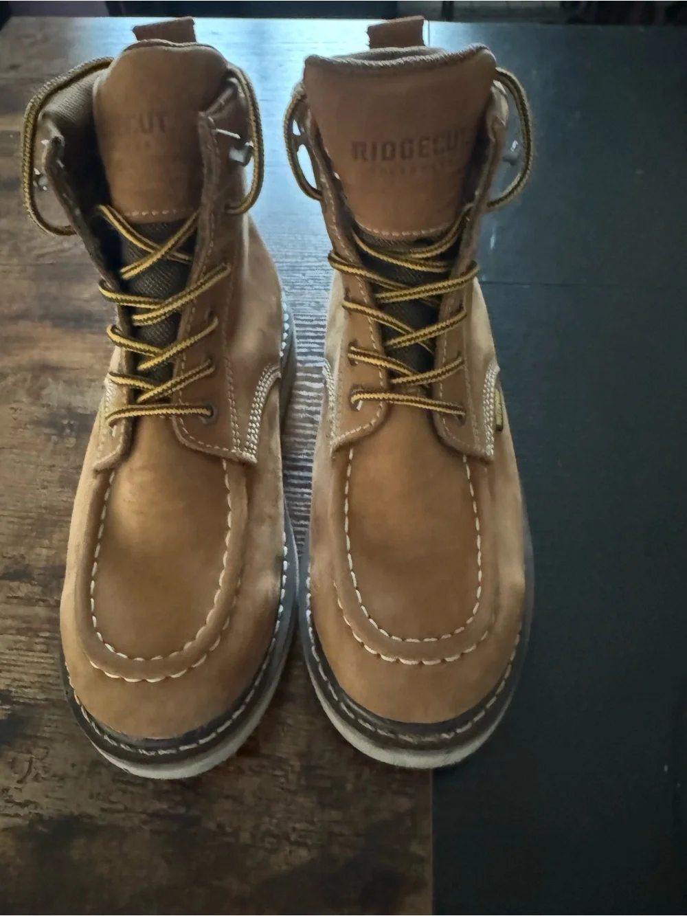 Ridgecut Women's Leather waterproof boot size 8.0, never used but stored no box